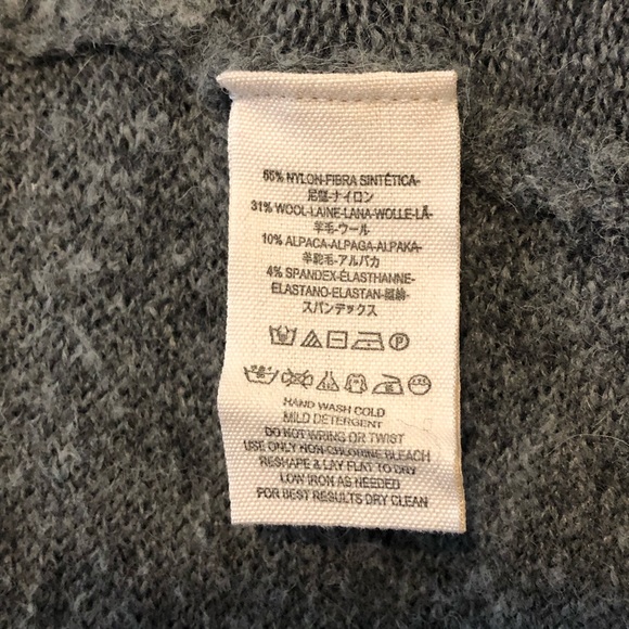 Free People Alpaca/Wool Blend Mock Neck Sweater-M - Picture 8 of 16